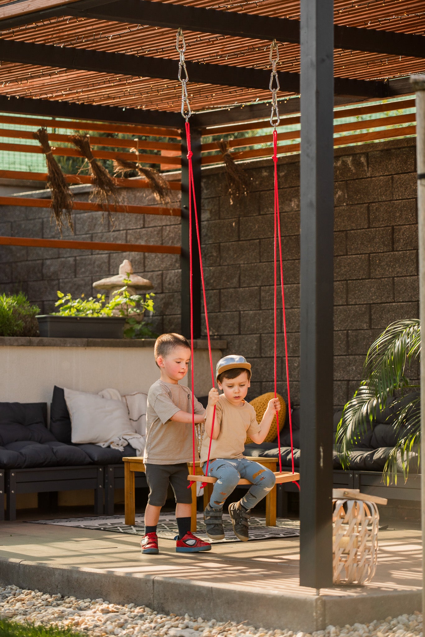 homba® kids houpačka skate z bukového masivu 55x20cm