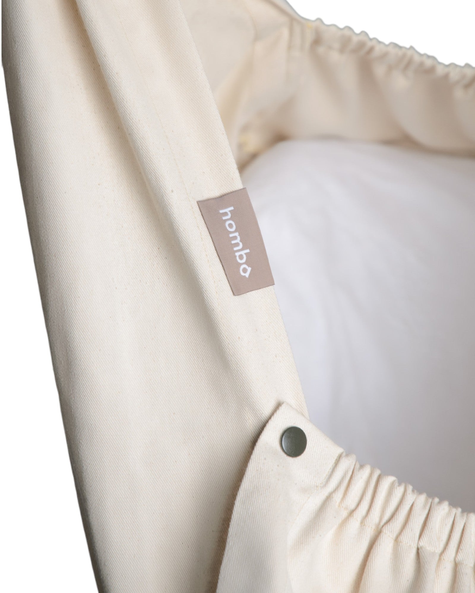 homba® baby závěsná kolébka bavlněná krémová