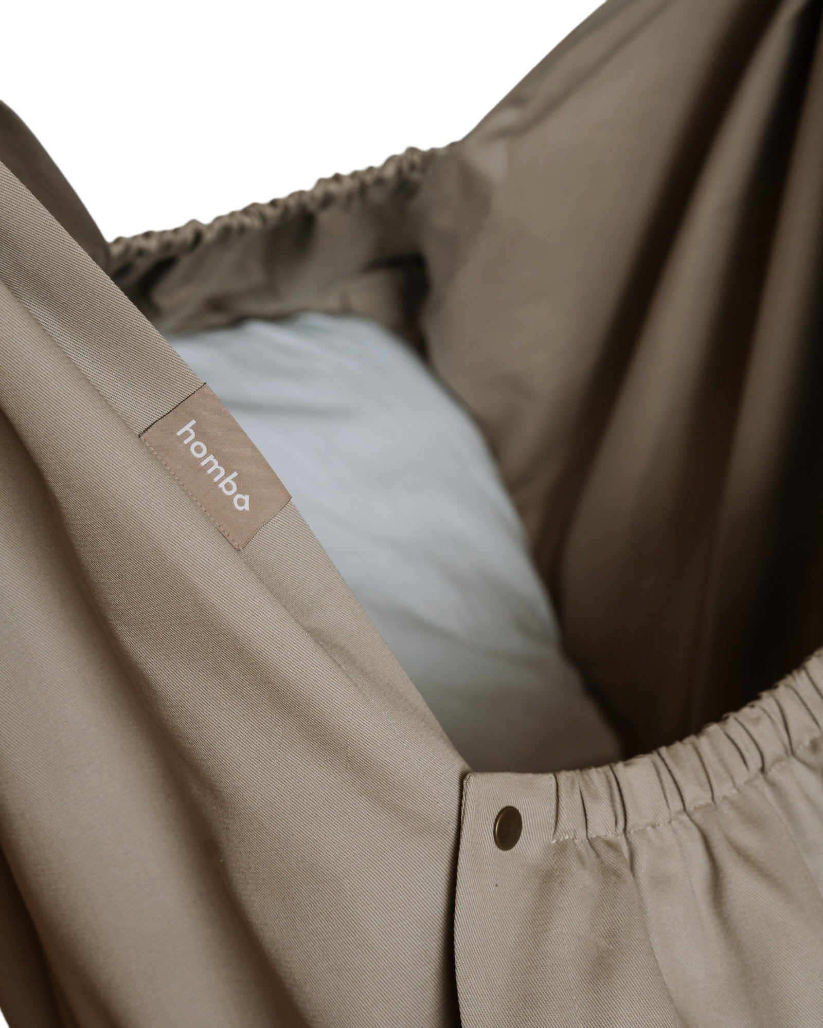 homba® baby závěsná kolébka bavlněná béžová