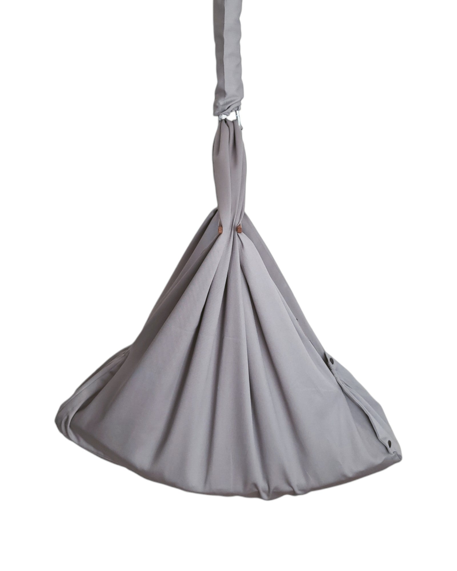 homba® baby závěsná kolébka bavlněná světlešedá